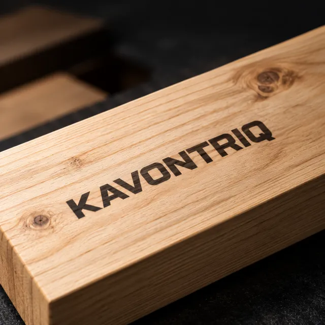 Logos, labels and custom markings printed on wood